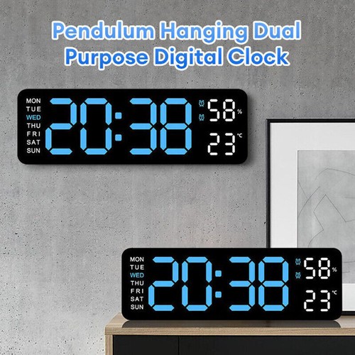 Digital led desk alarm clock - led,