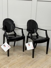 2x Lou Lou Ghost Chair black