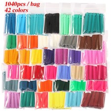 Dental Ligature Ties Light Force Ortho Rubber Elastic Band 1040Ring/Bag 47colors