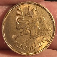 Ireland 1936 Bronze Peacock Farthing High Grade