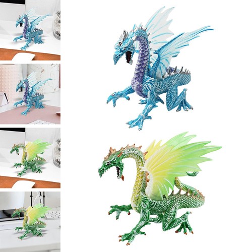 Miniature dragon statue flying - miniature,