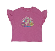 Ex M&S Girls T-Shirt Tee Top