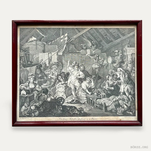 19th century hogarth strolling - century,