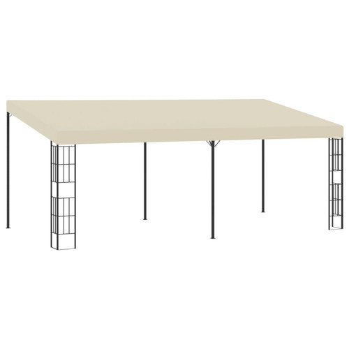 Wall mounted gazebo - wall-mounted, cream