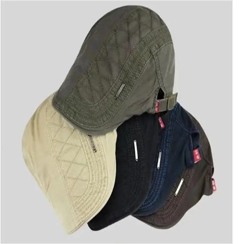 Retro men cotton ivy flat - retro, cap