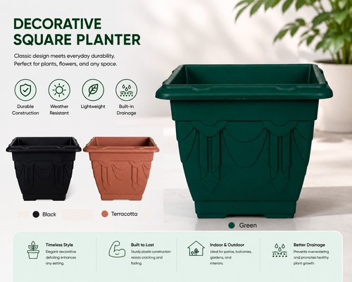 Venetian plastic plant flower - plastic,