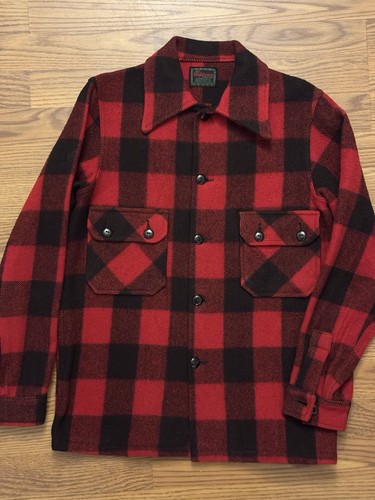 Vtg 50s chippewa red - red, plaid