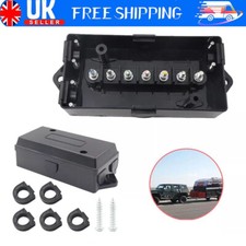 7 Gang Trailer Wire Connector Junction Box 7 Pole Cable Connection Box Kit