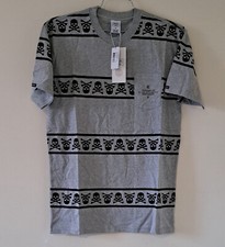 Crooks & Castles Skull Squadron Men's Knit Crew Pocket T-Shirt (Grey) - Medium