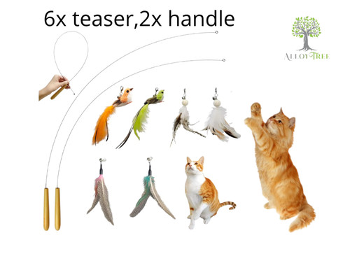 Ends cat wand teaser - wand, toy