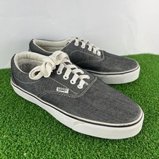 Vintage Vans Era Made in USA Shoes  Grey Denim Canvas  Men’s US 7 Off The Wall