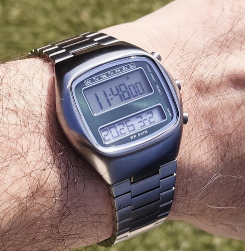 Digital led watch - digital, retro
