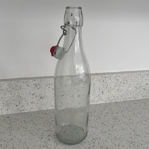 750ml amber clear swing top - amber,