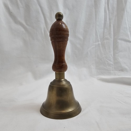 Brass hand bell - brass,