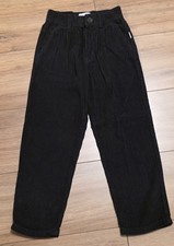 Zara Boy Corduroy Trousers In Black Size  7 Years 122 Cm