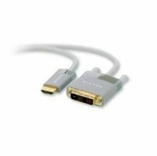 Belkin PureAV Gold Plated HDMI to DVI-D cable 6ft / 1.8m white