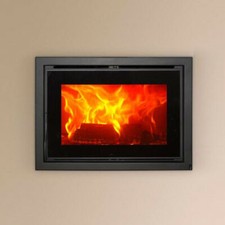 Wood Burning Multi Fuel Inset Cassette Stove 720-S 12kw Wood Burner