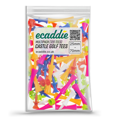 Plastic golf castle tees - plastic,