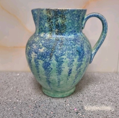 Dartmouth pottery jug blue - pottery,