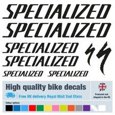 Specialized bike decals labels