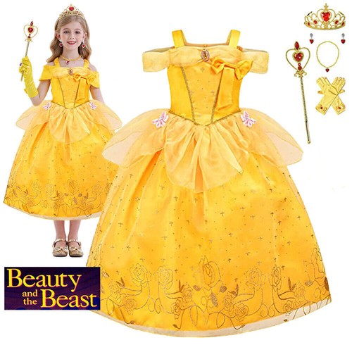 Girls belle princess costume - belle,