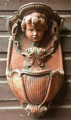 Cherub wall plaque - , decorative