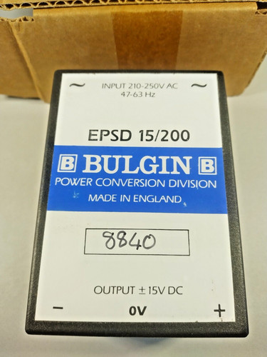 Bulgin eps 200 encapsulated - 15/200,