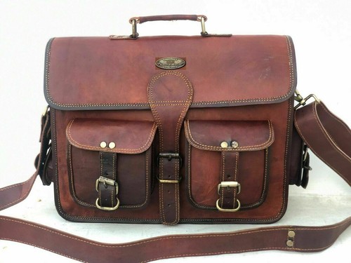 Goat leather bag laptop - goat,