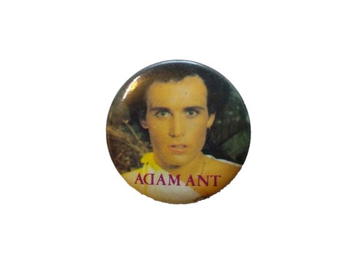 Adam ant badge pinback - pinback, button