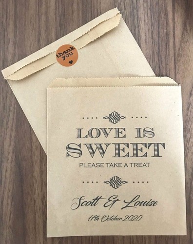 Personalised wedding sweet - personalised,