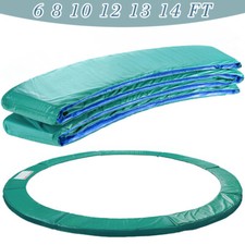 Trampoline Replacement 6 8 10 12 13 14FT Safety Spring Cover Padding Green Pad