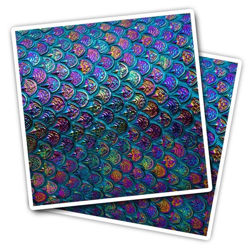 Vinyl stickers colourful - 2x,