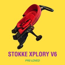 Stokke Xplory V6 Ruby Red Pram