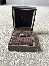 Ernest Jones - Titanium Ring - Size P