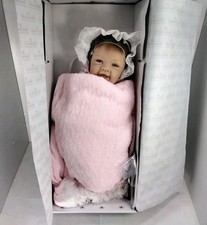 Ashton Drake Lifelike Vinyl Baby Doll Pretty in Pink Waltraud Hanl See Desc