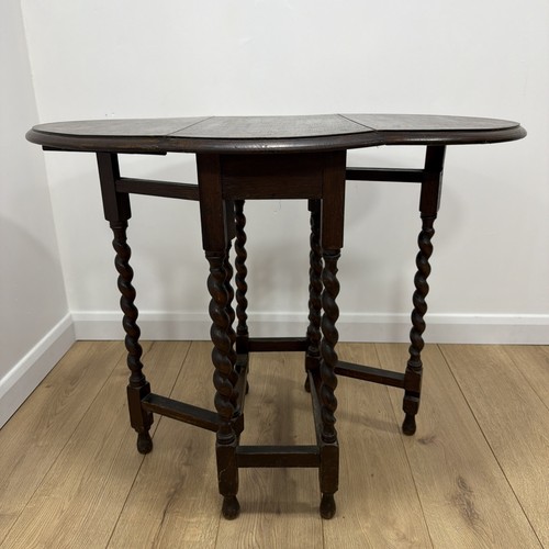 Antique barley twist drop leaf - twist,