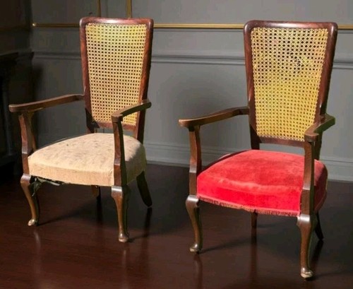 Pair bergere antique - pair,