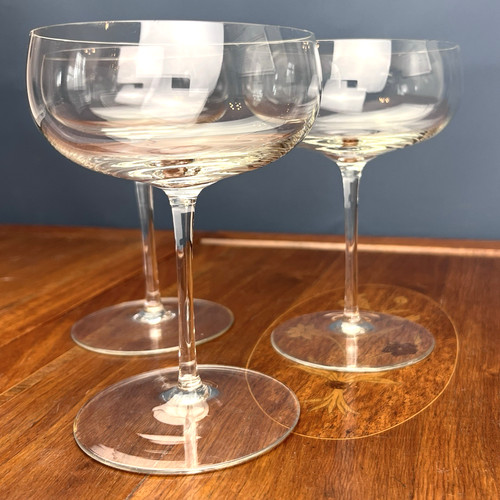 Champagne coupe glasses - glasses, fine