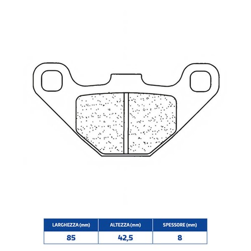 Front brake pads sintered - pads,