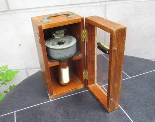 Cased vintage sestrel brass - cased,