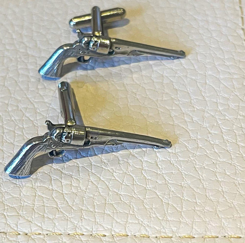 Men silver metal gun - men’s,