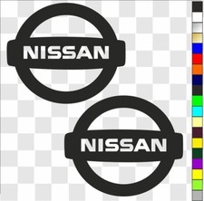 Nissan (1) x 2 stickers decals