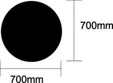 700mm Circle Sign Blackboard /