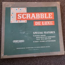 Vintage 1973 Scrabble DeLuxe