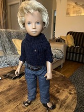 Sasha Gregor Doll Early 1970s Vintage. Blond. Original outfit but damaged 