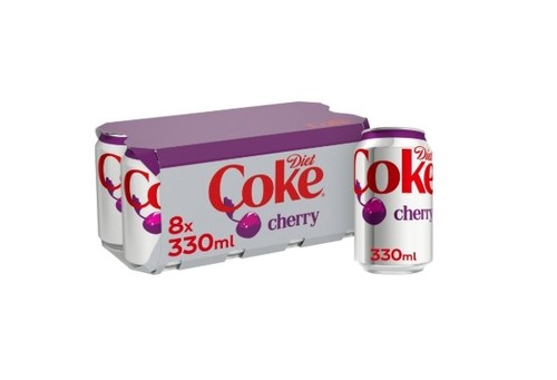 New diet coke cherry - cherry,