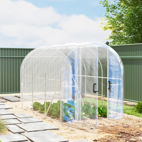 Polytunnel greenhouse with - polytunnel,