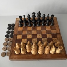 Antique Chess/Backgammon Games