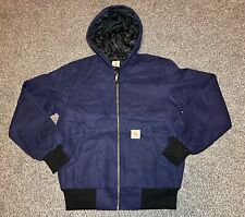 *Christmas Offer* CARHARTT Hooded Jacket Reworked Bomber Navy Mens Size M