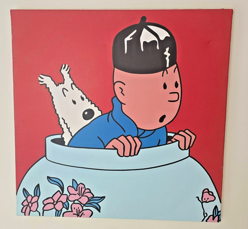Tintin original acrylic